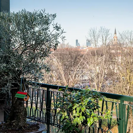 Апартаменты Anfossi Home, In Porta Romana, Design E Comfort, Con Grande Terrazza Privata, Vista Parco Милан