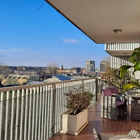 公寓 Sky Garden -terrazza & Private Garage -mm3 Brenta Fondazione Prada Porta Romana 米兰