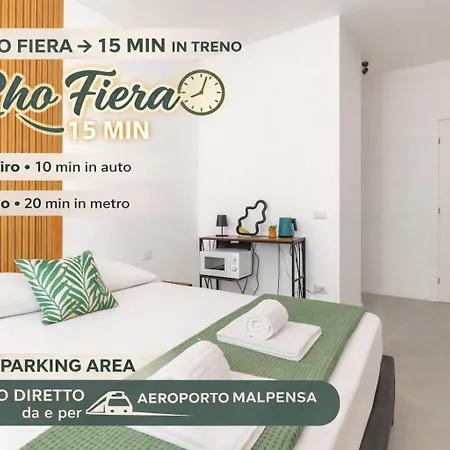 12 -near Train Station -15 Min Rho Fiera-duomo-malpensa