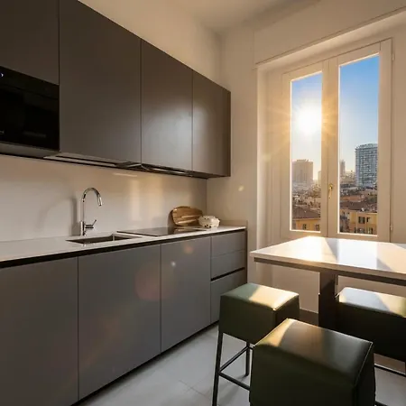 Apartmán Bright Floor Flat With Balconies & Ac - Loreto & Porta Venezia Milán
