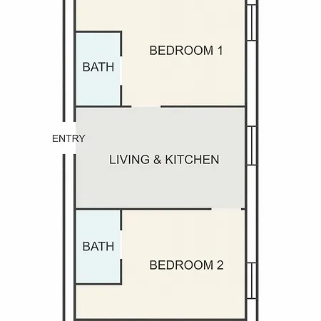 Апартаменты Casa Dimi - 2 Bedroom 2 En-suite Bath, 2 Min M5, Smart Lock Милан