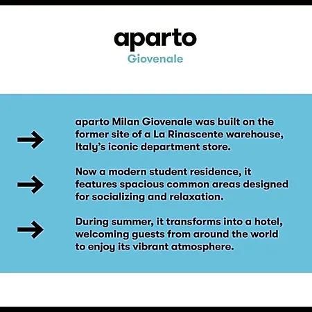 Aparto Giovenale * Милан