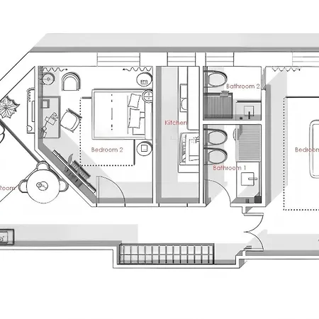 Appartement Sempione Designer 2 Bedrooms 24h Supermarket Nightlife Tram To Duomo