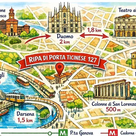 Navigli Luxury - Parking Gratis - Ac