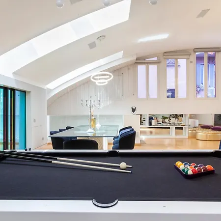 Pool & Billiard - Luxury Loft Di 400mq Con Cinema Appartement Milan