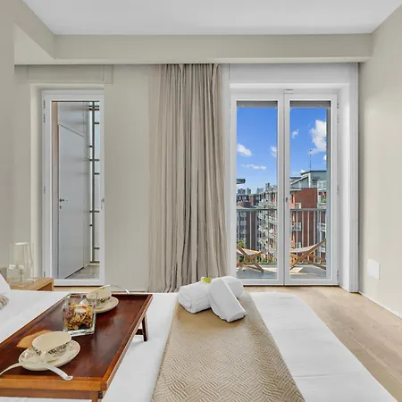 شقة Luxury Skyline Penthouse *