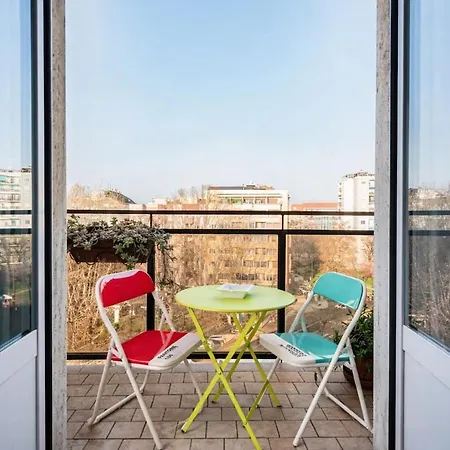 3min Tubo-tortona Design - Navigli- Balcony W View * ميلان