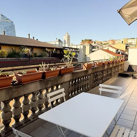 Brera Sun Terrace, Light-filled 4th R Floor Gem شقة *