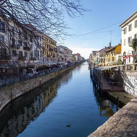 Apartman Navigli Darsena View - Walk To Duomo Milánó