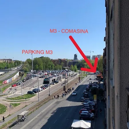 Апартаменты 12 1 Luminoso Monolocale Comasina M3 Милан