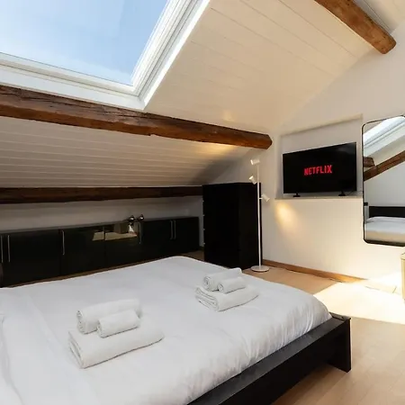Elegant Attic Loft W Privateterrace Ac & Fast Wifi * Milão