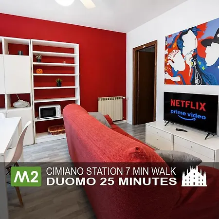 Appartamento Dentro, Smart In Cimiano M2 Near San Raffaele Hospital *