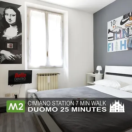 Appartamento Dentro, Smart In Cimiano M2 Near San Raffaele Hospital