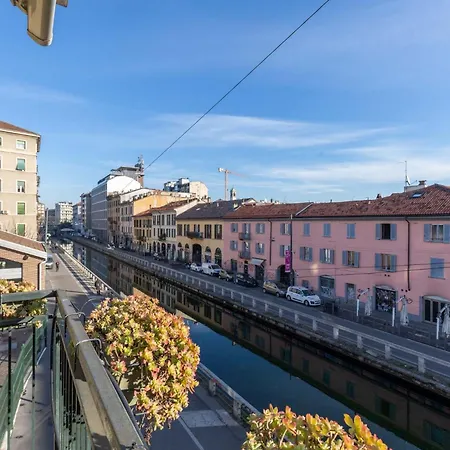 Bright Navigli With Canal View