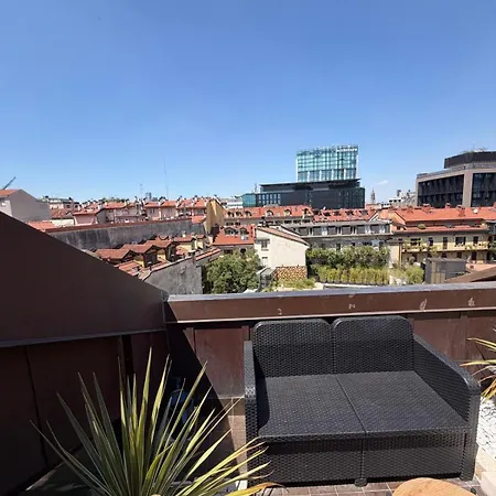 Lägenhet Garibaldi Sunset Loft & Terrace Milano