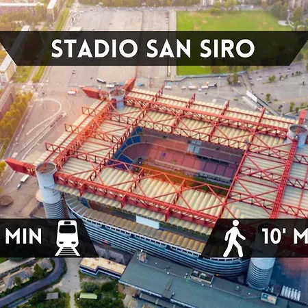 San Siro Metro M5 Stadio A 10 Min Appartement