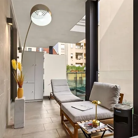 Luxury Station - Terrace&gym&parking Apartament *