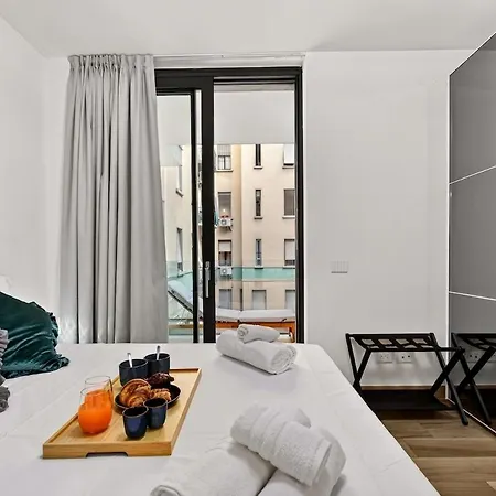 Luxury Station - Terrace&gym&parking Apartament Mediolan