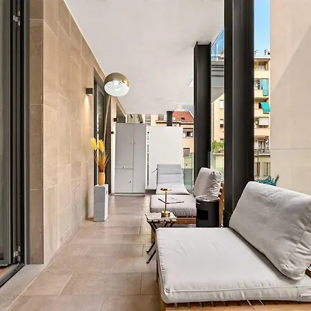 Luxury Station - Terrace&gym&parking Apartament *