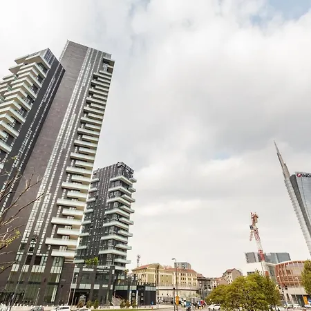 Stylish Elegant In Torre Solaria With Exclusive Milan's View Apartment Milan