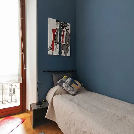 Fancy Blue Duomo Duplex Apartment Milan