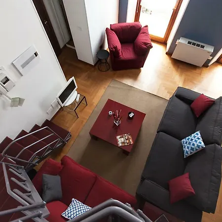 Apartment Fancy Blue Duomo Duplex Milan