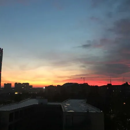 On The Floor Watching Citylife And Mico * Mediolan