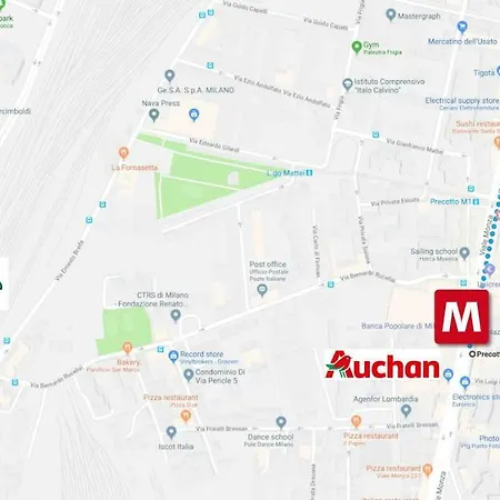 Flat With Private Garden- Direct Metro Connection To Duomo In 15 Min Mediolan
