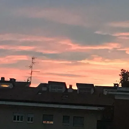 On The Floor Watching Citylife And Mico Apartament Mediolan