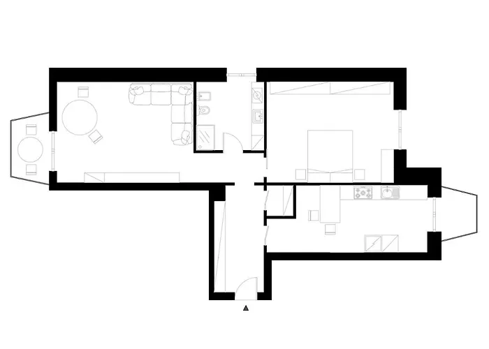 Lejlighed Cozy One-bedroom With 2 Balconies In Sempione District *