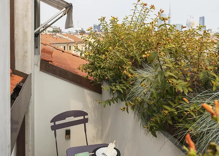 Lägenhet Sarpi - Luxurious Penthouse In The Heart Of Milano