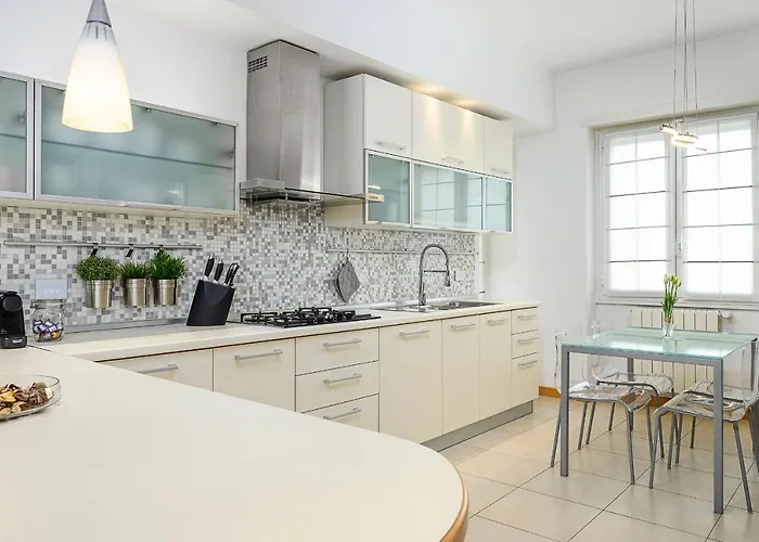 Apartmán Garibaldi Sempione Sarpi 10 Min - Big 85m - Self-check-in 5th Floor