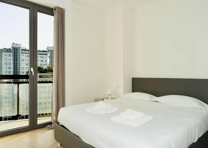 شقة Sky View -porta Nuova- 7 Con Terrazzo *