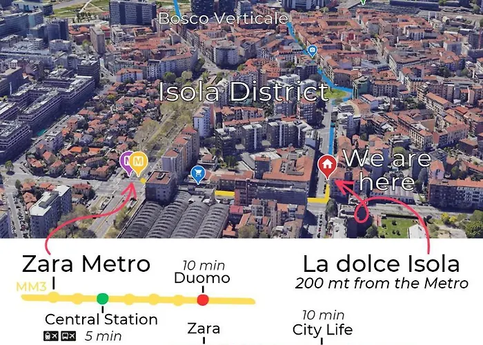 Isola-zara Modern Apartment, Duomo In 10min *