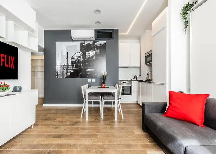 아파트 Life House-red San Siro & Duomo *