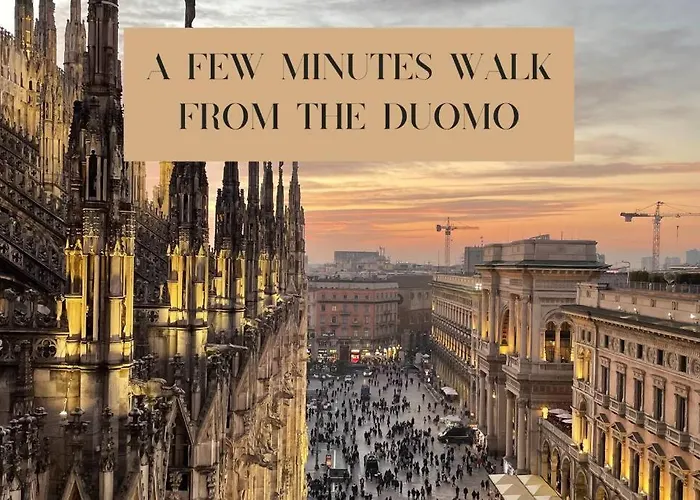 公寓 Duomo - Prestigious Penthouse With Panoramic View 米兰