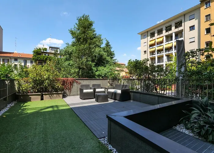 Apartmán Contempora - Monolocale Con Terrazza Via F. De Sanctis, 41 Milán