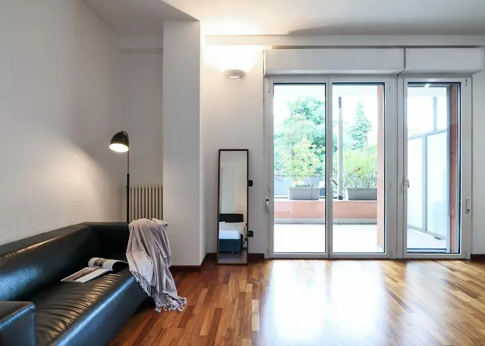 Contempora - Monolocale Con Terrazza Via F. De Sanctis, 41 Apartmán Milán