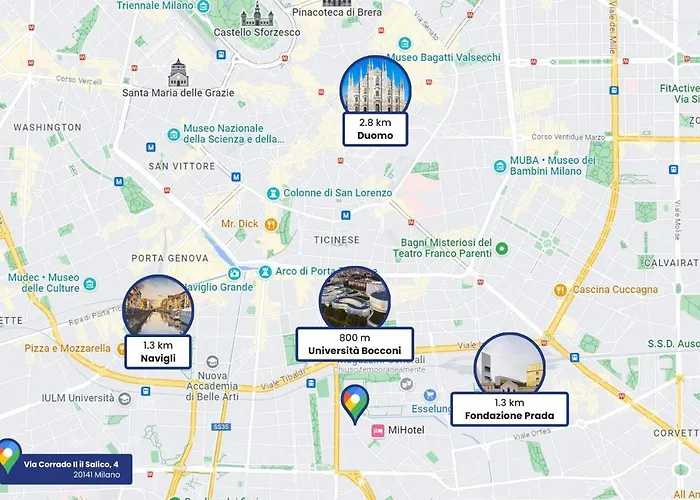 - Bocconi E Navigli - Spacious 3br 95 M - Free Parking *