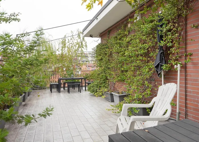 公寓 Guesthost - With Huge Terrace- Calvairate District