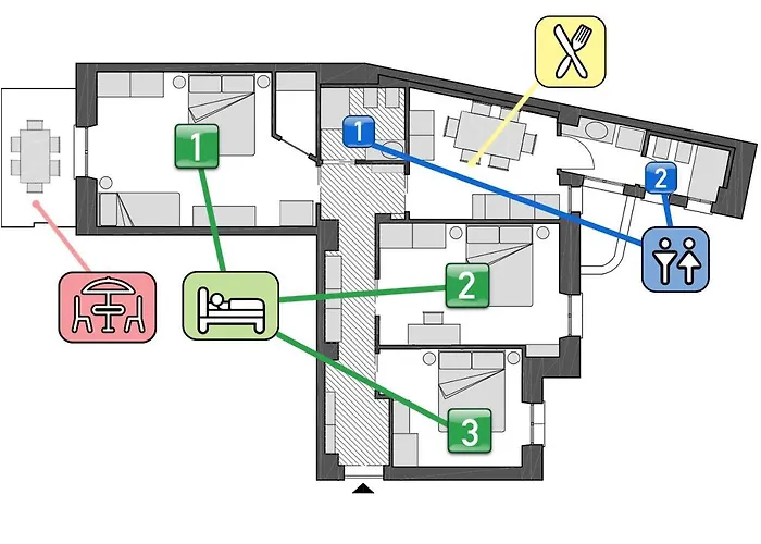 Stayeasy Quadronno33 - 3 Bedrooms, 2 Baths - Duomo Walking Distance Milánó