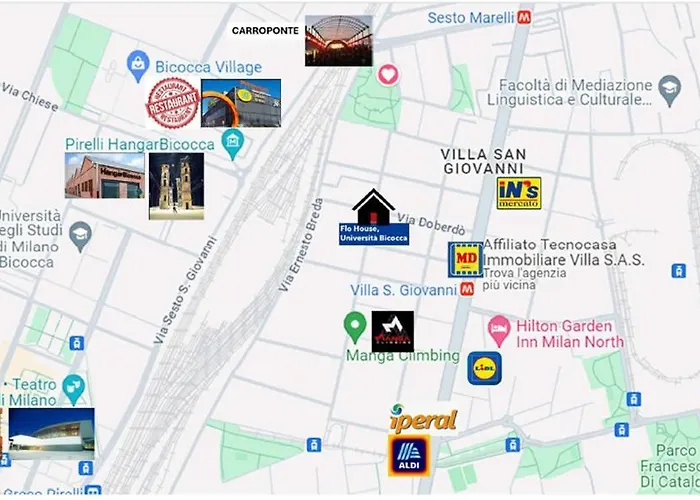 Daire Flo House, Universita Bicocca Milano