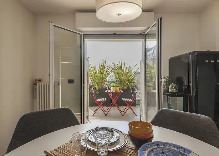 Giresio 41 - Your Penthouse With Rooftop Garden In Navigli - Wifi Lägenhet Milano