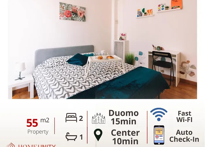 アパート San Siro-duomo Wi-fi & Netflix *