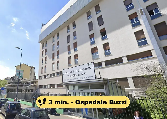 2 Bedroom - Buzzi Hospital, Sempione, Mico, 100mt Metrom5 Milano