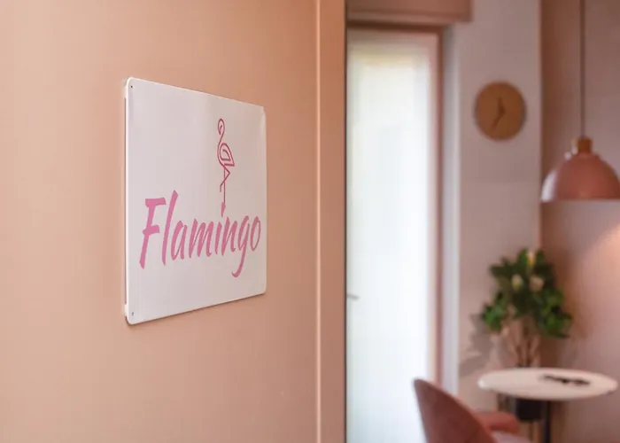 Pink Flamingo Balcony By Station *