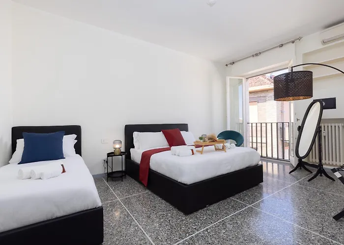 Black & White Vista Duomo 400 Metri 아파트 밀라노