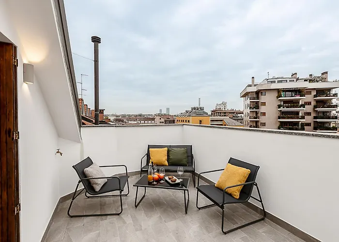 Stayeasy Argelati40 - Penthouse With 2 Bedrooms, 2 Bathrooms And Terrace - Navigli Mediolan