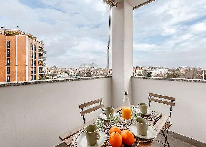 Stayeasy Argelati40 - Penthouse With 2 Bedrooms, 2 Bathrooms And Terrace - Navigli Mediolan
