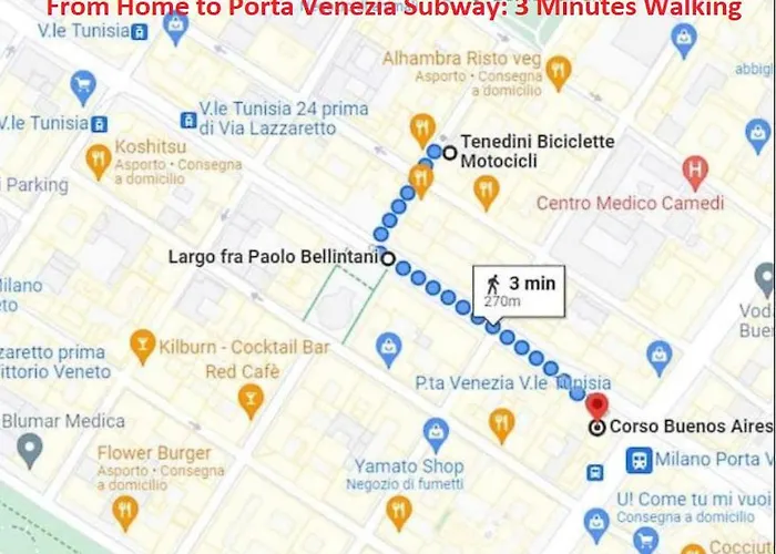 Apartmán Porta Venezia, A Centro Milán